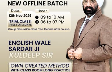 New Offline English Speaking Batch in Ajmer Starting 12 November 2026 | Satnam English Classes